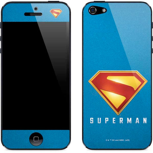 Superman 2025 Classic Superman Shield Emblem iPhone 5/5s/5SE Skin