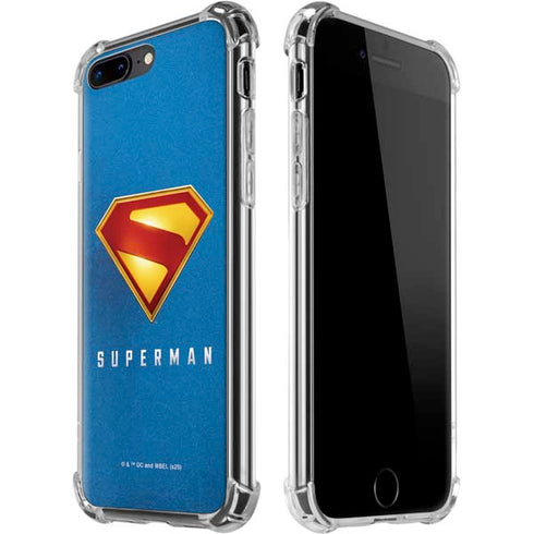 Superman 2025 Classic Superman Shield Emblem iPhone 7/8 Plus Clear Case