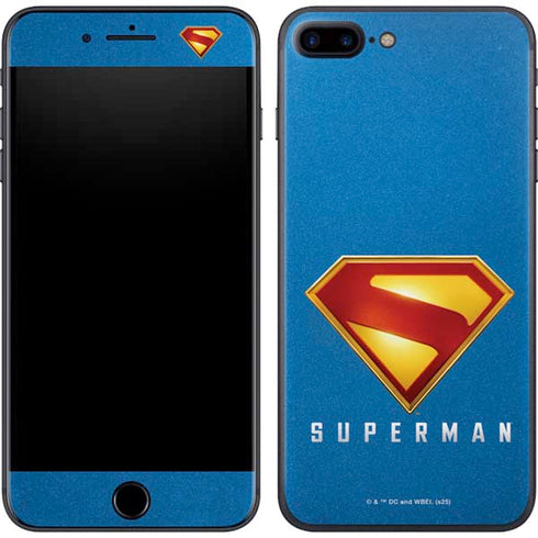 Superman 2025 Classic Superman Shield Emblem iPhone 7 Plus Skin