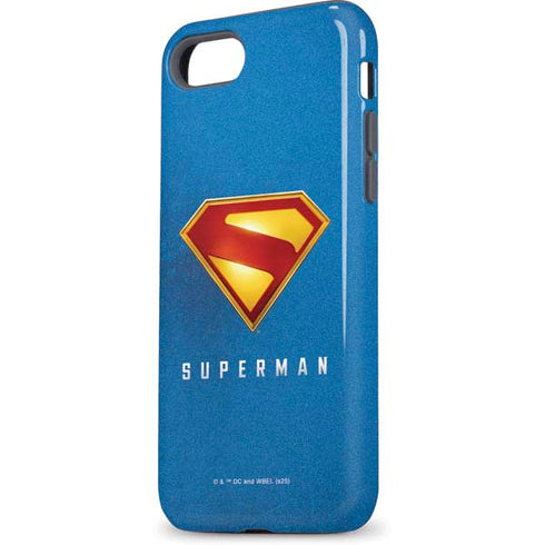 Superman 2025 Classic Superman Shield Emblem iPhone 8 Pro Case