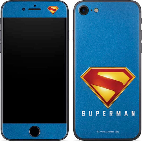 Superman 2025 Classic Superman Shield Emblem iPhone 8 Skin
