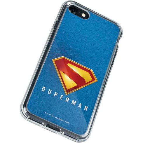 Superman 2025 Classic Superman Shield Emblem iPhone SE (2nd & 3rd Gen) Clear Case