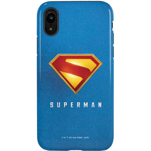 Superman 2025 Classic Superman Shield Emblem iPhone XR Pro Case