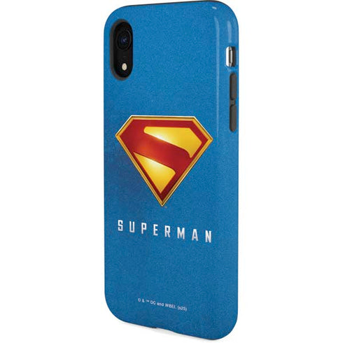 Superman 2025 Classic Superman Shield Emblem iPhone XR Pro Case