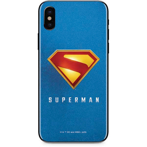 Superman 2025 Classic Superman Shield Emblem iPhone XS Max Skin