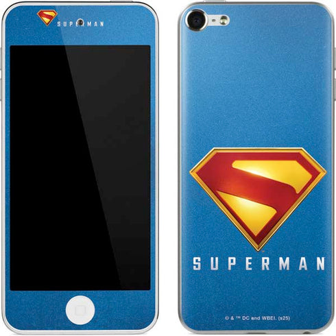 Superman 2025 Classic Superman Shield Emblem Apple iPod Skin