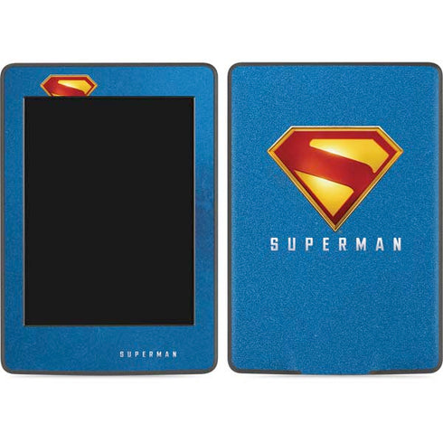 Superman 2025 Classic Superman Shield Emblem Amazon Kindle Skin
