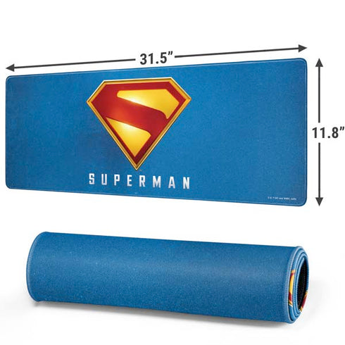 Superman 2025 Classic Superman Shield Emblem Gaming Mouse Pad