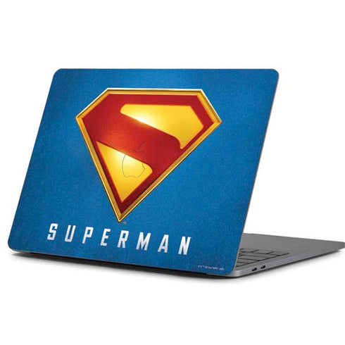 Superman 2025 Classic Superman Shield Emblem Apple MacBook Pro 13-inch Skin