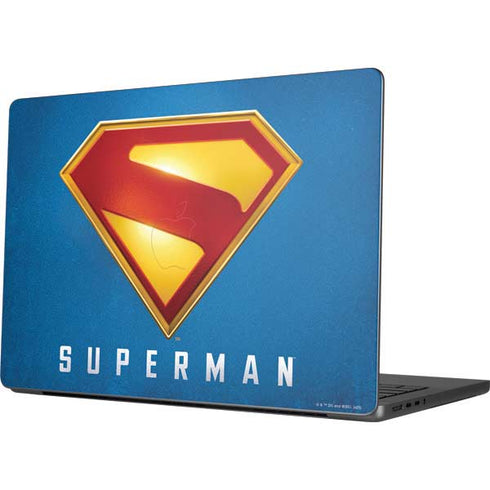 Superman 2025 Classic Superman Shield Emblem MacBook Pro 14in (2021-24) Skin
