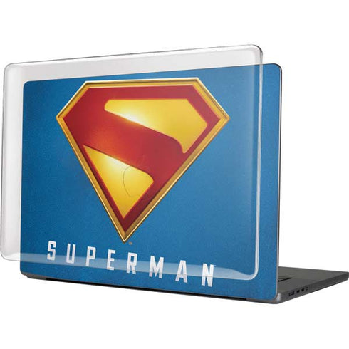 Superman 2025 Classic Superman Shield Emblem MacBook Pro 16in (2021-25) Case plus Skin