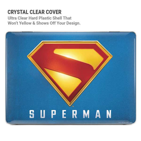 Superman 2025 Classic Superman Shield Emblem MacBook Pro 16in (2021-25) Case plus Skin