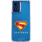 Superman 2025 Classic Superman Shield Emblem Moto G 5G (2024) Clear Case