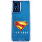 Superman 2025 Classic Superman Shield Emblem Moto G Play 4G (2024) Clear Case