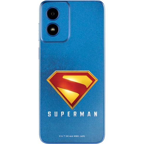 Superman 2025 Classic Superman Shield Emblem Moto G Play 4G (2024) Skin