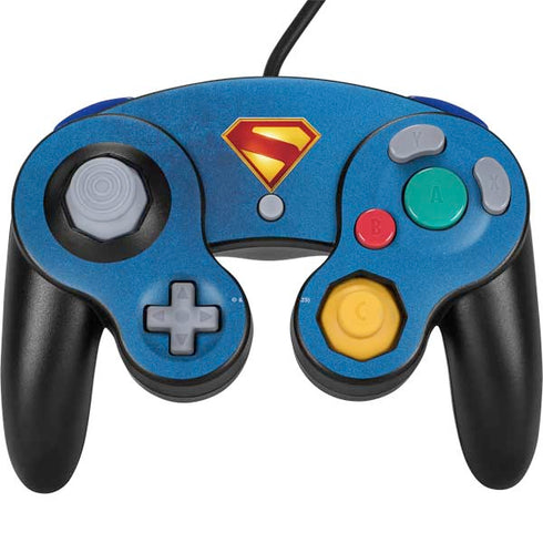 Superman 2025 Classic Superman Shield Emblem Nintendo GameCube Controller Skin