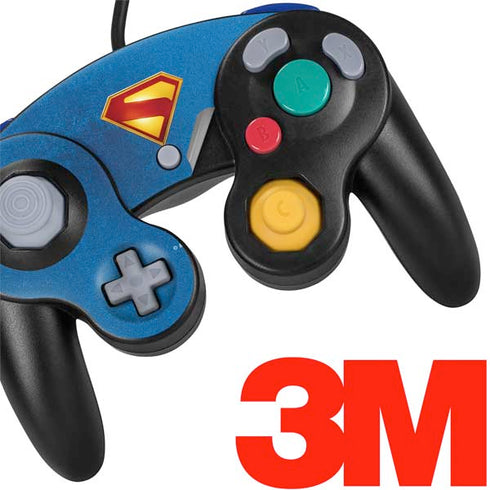 Superman 2025 Classic Superman Shield Emblem Nintendo GameCube Controller Skin