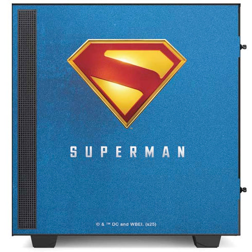 Superman 2025 Classic Superman Shield Emblem NZXT H510 Compact ATX Mid-Tower Case Skin