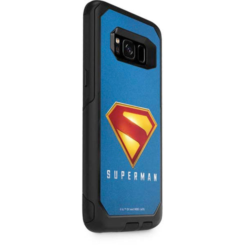 Superman 2025 Classic Superman Shield Emblem Otterbox Commuter Galaxy Skin