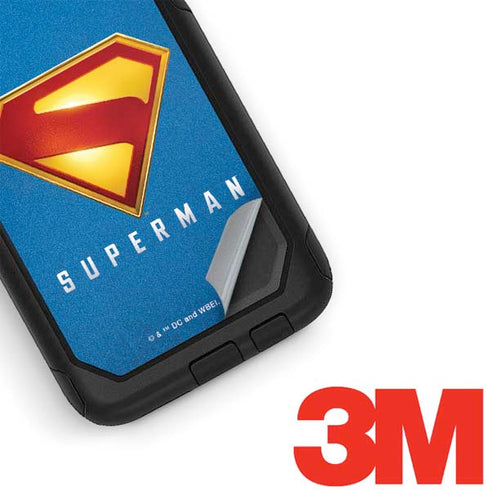Superman 2025 Classic Superman Shield Emblem Otterbox Commuter Galaxy Skin