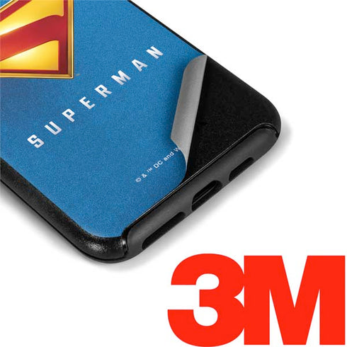 Superman 2025 Classic Superman Shield Emblem Otterbox Symmetry iPhone Skin