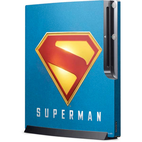 Superman 2025 Classic Superman Shield Emblem Playstation 3 & PS3 Slim Skin