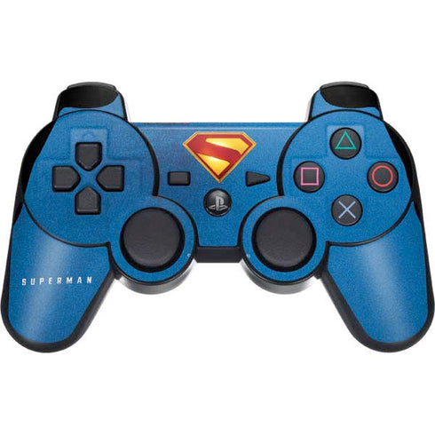 Superman 2025 Classic Superman Shield Emblem PS3 Dual Shock wireless controller Skin