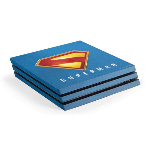 Superman 2025 Classic Superman Shield Emblem PlayStation PS4 Skins