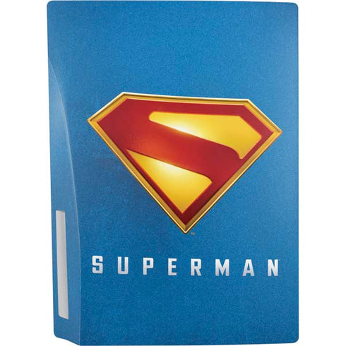 Superman 2025 Classic Superman Shield Emblem PS5 Console Skin