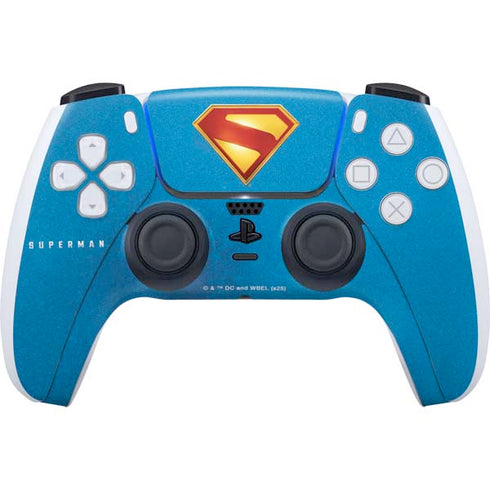 Superman 2025 Classic Superman Shield Emblem PlayStation PS5 Skins