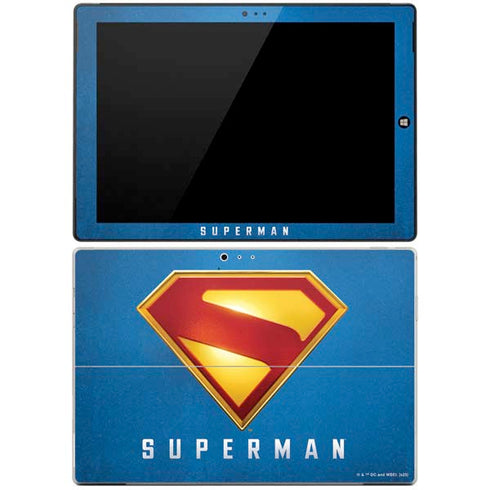 Superman 2025 Classic Superman Shield Emblem Surface Pro 3 Skin