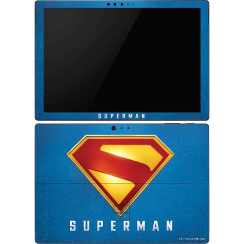 Superman 2025 Classic Superman Shield Emblem Surface Pro 6 Skin