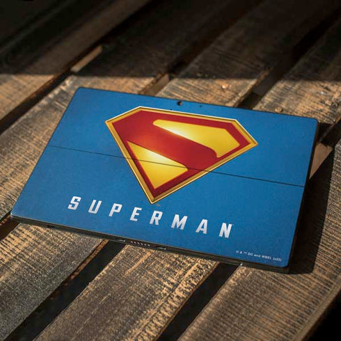 Superman 2025 Classic Superman Shield Emblem Surface Pro 7 Skin