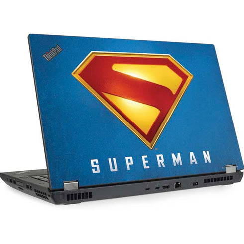Superman 2025 Classic Superman Shield Emblem Lenovo ThinkPad Skin