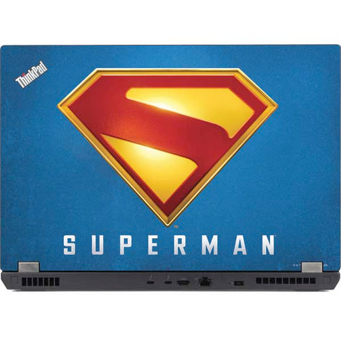Superman 2025 Classic Superman Shield Emblem Lenovo ThinkPad Skin
