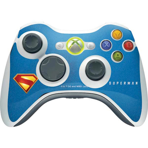 Superman 2025 Classic Superman Shield Emblem Xbox 360 Wireless Controller Skin