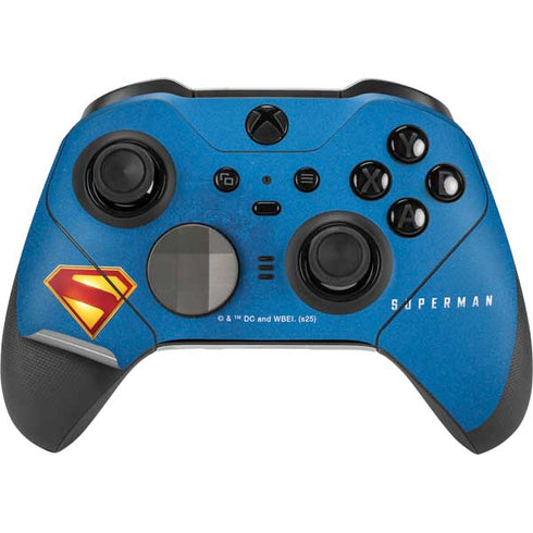 Superman 2025 Classic Superman Shield Emblem Xbox Elite Wireless Controller Series 2 Skin