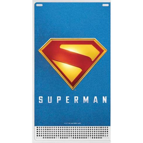 Superman 2025 Classic Superman Shield Emblem Xbox Series S Console Skin