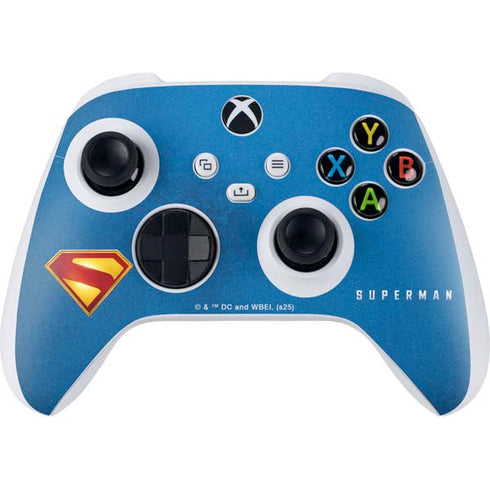 Superman 2025 Classic Superman Shield Emblem Xbox Series S Controller Skin