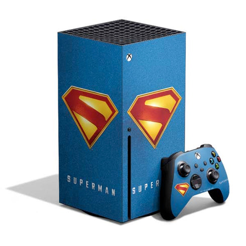 Superman 2025 Classic Superman Shield Emblem Xbox Series X Bundle Skin