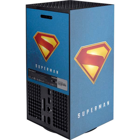 Superman 2025 Classic Superman Shield Emblem Xbox Series X Console Skin