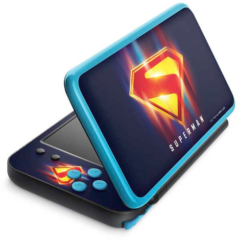 Superman 2025 Energy Shield Neon Emblem Nintendo 2DS XL (2017) Skin
