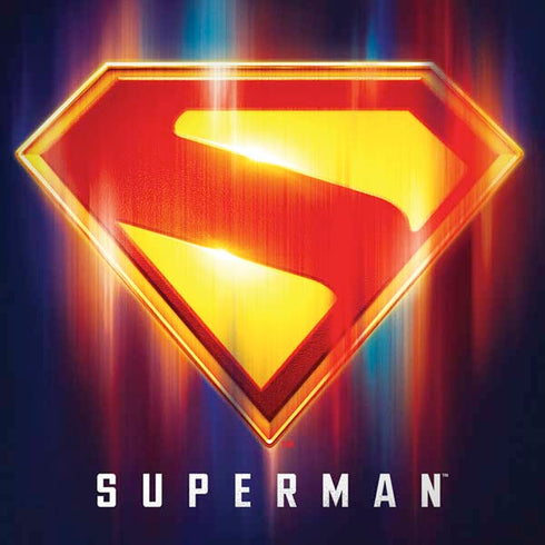 Superman 2025 Energy Shield Neon Emblem Dell Alienware Skin