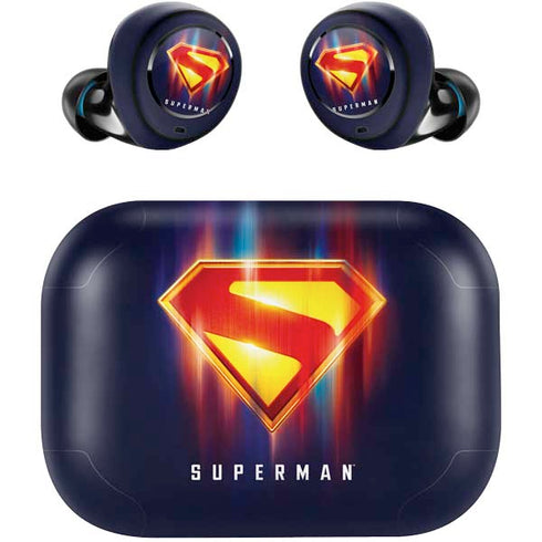 Superman 2025 Energy Shield Neon Emblem Amazon Echo Buds Skin