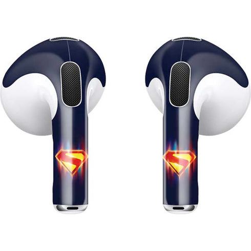 Superman 2025 Energy Shield Neon Emblem Apple AirPods (3rd Gen 2021) Skin