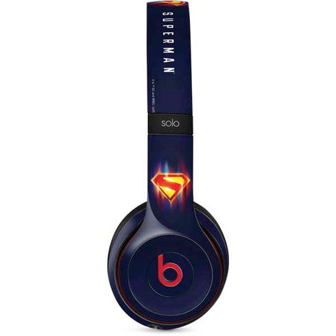 Superman 2025 Energy Shield Neon Emblem Beats Solo 3 Wireless Skin