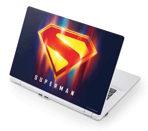 Superman 2025 Energy Shield Neon Emblem Acer Chromebook Skin
