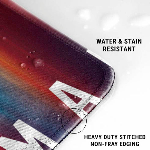 Superman 2025 Energy Shield Neon Emblem Gaming Mouse Pad