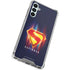 Superman 2025 Energy Shield Neon Emblem Galaxy A14 5G Clear Case