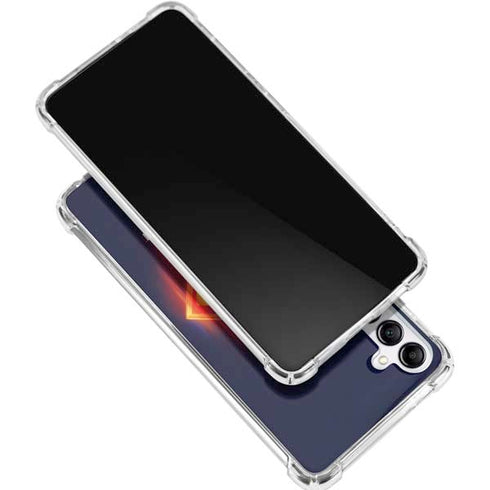 Superman 2025 Energy Shield Neon Emblem Galaxy A15 5G Clear Case